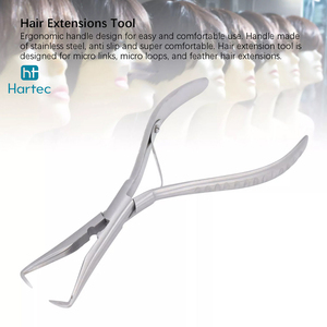Pince professionnelle pour extensions de cheveux, pince en acier inoxydable pour extensions de cheveux humains, pour retirer les micro-anneaux. - Product Image 6