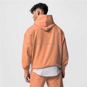 2026 New Arrival High Quality Solid Color 100% Cotton Tracksuits Sportswear Jogging Two Piece Set Casual Tracksuit Mens 2026 - Product Image 2