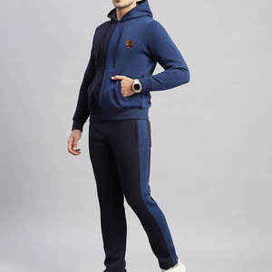 ชุดวอร์มกีฬาสำหรับผู้ชาย เสื้อฮู้ดดี้และกางเกงจ็อกเกอร์ ชุดออกกำลังกายน้ำหนักเบาสำหรับยิม วิ่ง และออกกำลังกาย - Product Image 4