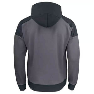 Sweat à capuche zippé pour homme, grande taille, 100% coton lourd 400 g/m², logo personnalisé de haute qualité - Product Image 3