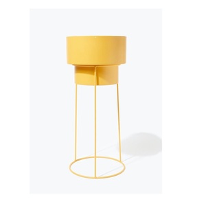 Support à fleurs en fer thermolaqué de haute qualité pour la vente en gros, centre de table de mariage, vase décoratif en métal, grand porte-plantes pour le bureau - Product Image 1