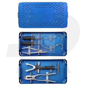 13-Piece Orthopedic Surgery Instrument <b>Set</b> Stainless Steel Manual Cable <b>Crimp</b> Block Bone Fixation Surgical Tools Hospital - Product Image 1