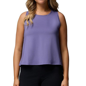 Women’s Square Neck Crop Top – Sleeveless Slim Fit Tank Top – Stretchy Casual Summer Basic Camisole for Streetwear. - Product Image 3