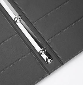 Premium PU Leather Directory <b>Folder</b> Executive Document Organizer with Writing Pad and <b>Card</b> Holder Conference Portfolio <b>Folder</b> - Product Image 5