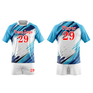 High Quality Pakistan Made Design OEM and ODM Polyester <b>Material</b> Wholesale Rugby Uniform for Men - Product Image 4