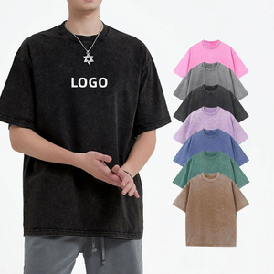 T-shirt en coton tricoté pour homme, coupe classique, couleur unie, col rond, manches courtes, décontracté, respirant, imprimé en sérigraphie - Product Image 5