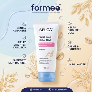 Limpiador Facial OEM de Bajo Precio, Limpiador Facial Oat Selca 100ml, Crema Equilibrante Suave de Bajo pH para Piel Sensible - Product Image 1