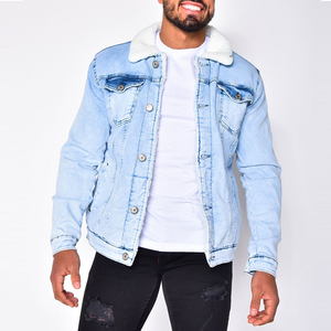 Chaqueta de Mezclilla Casual para Hombre de la Mejor Calidad, Diseño Personalizado, Elegante, Talla Grande, Tejido de Algodón Lavado, Invierno, Venta al Por Mayor, Económica - Product Image 4