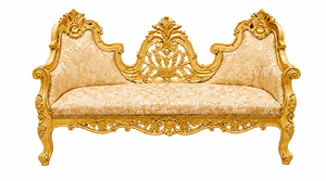 French Style Gold & White Wedding <b>Sofa</b> <b>Set</b> Manufacturer & Exporter Luxury Wedding Lounge Furniture for Events At Wholesale <b>Price</b> - Product Image 4