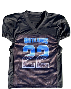 Camiseta de práctica de fútbol americano, ropa de equipo personalizada de alta calidad, camisetas de uniforme, impresión por sublimación de tinte completo OEM - Product Image 1