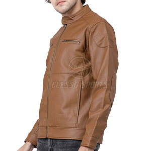 Wholesale Custom Logo Print High Quality <b>Men</b> <b>Leather</b> <b>Jacket</b> Waterproof Outdoor Use <b>Men</b> <b>Leather</b> Winter <b>Jacket</b> - Product Image 4