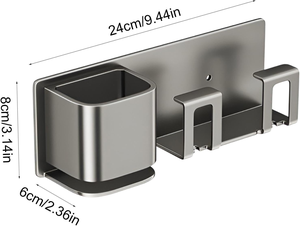 Soporte para cepillos de dientes para baño, organizador de cepillos y pasta de dientes, elegante soporte de almacenamiento para baño, para encimera de tocador - Product Image 3