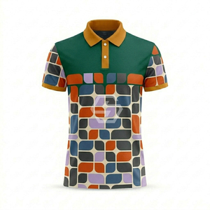 New Arrival Premium Men's 100% Polyester Polo <b>Shirt</b> Short Sleeve Turn-Down <b>Collar</b> <b>T</b>-<b>Shirt</b> with Embroidery Logo - Product Image 1