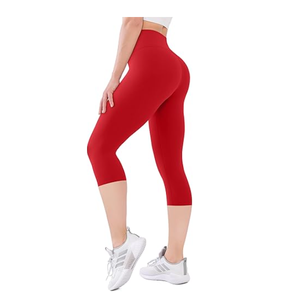 Leggings de sport pour femmes, taille mi-haute, tricotés, respirants, antibactériens, pour yoga et gym, fabrication sur mesure - Product Image 5