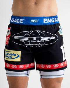 Shorts MMA Engage Coupe Légère Tissu Léger Ajustement Facile Entraînement Quotidien Exercice Vêtements de Sport Confort et Mobilité Active - Product Image 2