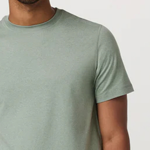 T-shirt Homme Coupe Décontractée Collection Été Manches Courtes Couleur Unie et Logo Personnalisable 2026 - Product Image 4