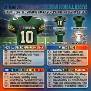 Meilleur maillot de football américain de couleur violette, col en V, manches courtes, maille respirante, impression sublimée, logo d'équipe, 31, unisexe, adulte - Product Image 5