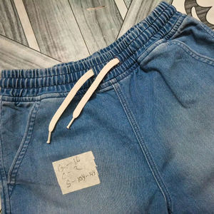 Pantalons sexy en denim pour filles et garçons, shorts de sécurité à taille élastique, culottes pour enfants avec logo personnalisable - Product Image 4