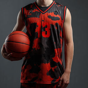 Maillot de basketball personnalisé par sublimation, uniforme de basketball universitaire avec logo d'équipe, débardeur sans manches de football pour hommes - Product Image 4