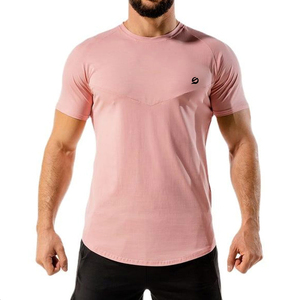 Camiseta de compresión personalizada para entrenamiento en el gimnasio, ropa deportiva transpirable de poliéster y spandex para adultos hombres - Product Image 1