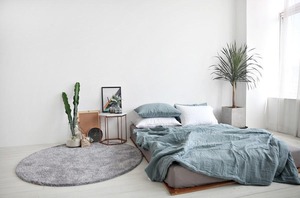 Ensemble de draps de lit 3 pièces en lin 100% 100TC, écologique, avec logo personnalisé pour mariage - Product Image 4