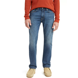 Jeans de mezclilla para hombre, OEM, rectos, lavados, transpirables, tallas grandes, para deportes al aire libre, con cordón ajustable, cintura media - Product Image 2