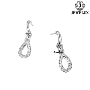 Best Quality Natural VVS Diamond <b>Stud</b> Earrings 925 Sterling <b>Silver</b> Rhodium Plated IGI Certified Trendy Wedding Jewelry Jewelux - Product Image 1