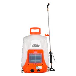 4 Gallons Battery-Powered Electric Lawn <b>Sprayer</b> 8 Nozzles 2 Telescopic Wands 90PSI Adjustable Press Backpack Design Agricultural - Product Image 3
