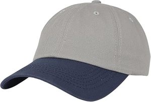 Gorra de Béisbol Daizha Gris y Azul Marino de 6 Paneles, Transpirable, Impermeable, Deportiva, Ajustable, para Hombre Adulto - Product Image 3