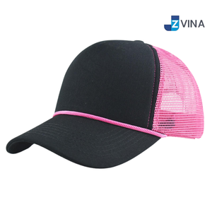 Custom Logo Mesh Trucker <b>Hat</b> 5 Panel Dad <b>Cap</b> Adjustable Breathable Baseball <b>Cap</b> for Outdoor Travel - Product Image 1