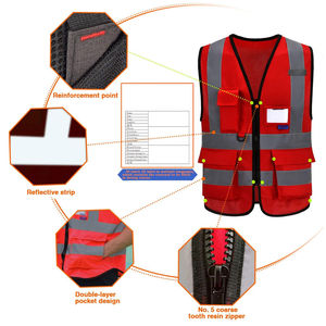 Chaleco de Alta Visibilidad ANSI Clase 1 sin Mangas de la Mejor Calidad, Logotipo Personalizado, Impermeable, Ropa de Trabajo de Venta Caliente para Adultos, Envío a Domicilio - Product Image 3