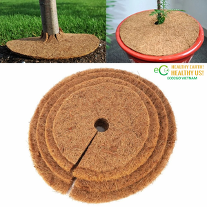 Eco2go Vietnam Coconut Fiber Mulch <b>Ring</b> for Garden Weed Control Moisture Retention Plant Stakes Simple Style - Product Image 5