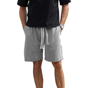 Nouvelle Arrivée Shorts Homme Effet Délavé Acide Polaire Personnalisable Style Vintage High Street - Product Image 2