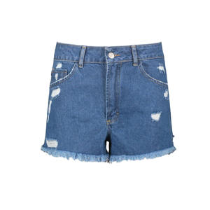 Nouveauté - Design populaire - Shorts en jean pour femmes - Vente en gros directe d'usine - Prix bas - Quantité OEM - Quantité en gros - Option de logo personnalisé - Product Image 3