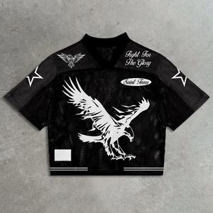 Camiseta Deportiva de Malla Transpirable con Estampado Personalizado OEM de Primera Calidad, Camiseta de Verano para Hombre de Talla Grande con Protección UPF 50+ y Absorción de Humedad - Product Image 3