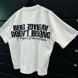 เสื้อยืดผู้ชายคุณภาพสูง 100% ผ้าฝ้าย แขนสั้น ระบายอากาศได้ดี สกรีนโลโก้ตามสั่ง ซักได้ สไตล์สตรีทแวร์ เสื้อถัก - Product Image 4