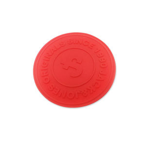 Patch en caoutchouc PVC gaufré personnalisé de haute qualité, badge logo 3D en silicone, patch adhésif thermocollant pour vêtements, sacs, chapeaux, chaussures - Product Image 1