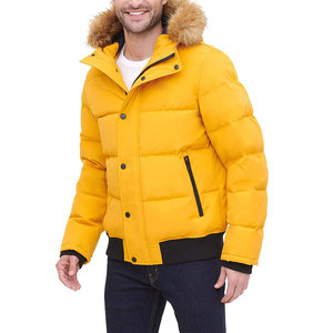 High Quality Trending Men <b>Winter</b> Puffer Jackets with Stand Collar and Front Logo Warm in All Colors & Sizes - Product Image 2