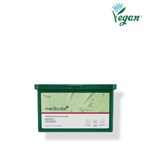 Masque Coréen Hydratant Quotidien Rapide Super Cica [Vegan] de Haute Qualité pour le Visage, Ingrédient Principal Centella, par Medicube - Product Image 1