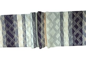 Tissu Jacquard Géométrique Premium en Promotion - Motif Mosaïque Violet et Blanc pour Vêtements de Performance et Tenues de Sport - Product Image 3