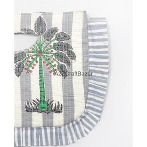 Sac à bandoulière matelassé en coton 100 % indien pour femme, style bohème, fait main, motif d'exposition - Product Image 2