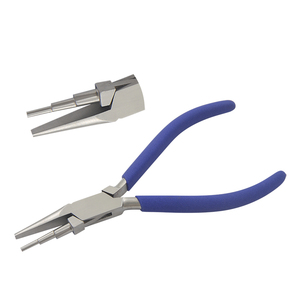3-Step Chain Nose Slim Style Plier 150mm Size Spring Matt <b>Foam</b> Handles for Crimping Fishing Jewelry Making DIY <b>Crafts</b> Joint Box - Product Image 1