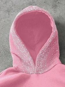 Sudaderas con Pedrería Estilo Bling para Hombre, Venta al Por Mayor, Color Personalizado, Cómodas y Transpirables, Sudadera con Cierre para Moda Urbana - Product Image 2