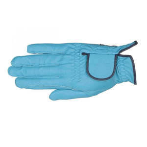Blue Equestrian Riding <b>Gloves</b> Full Finger Textured <b>Grip</b> Horseback Training Competition Flexible Fit Sports <b>Gloves</b> - Product Image 4