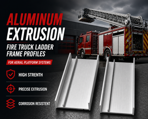 Aluminum Extrusion Fire Truck <b>Ladder</b> Frame Profiles for Aerial Platform Systems - Product Image 2