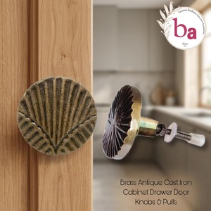 Pomo de Hierro Fundido Redondo de Diseño Industrial para Gabinetes de Cocina, Almacenes y Uso en Exteriores - Product Image 2