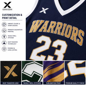 Vêtements de sport respirants à séchage rapide 100% polyester, ensembles d'uniformes de basketball, logo imprimé personnalisé, sublimation, nom d'équipe personnalisé - Product Image 3