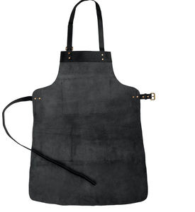 Chaqueta de soldadura de cuero con delantal, calidad premium, color amarillo, delantal de seguridad de cuero vacuno para soldador. - Product Image 2