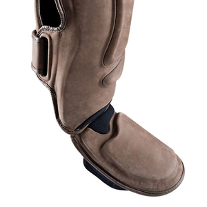 High Quality Leather Boxing <b>Training</b> Shin Guard Instep Custom Design Professional Adult Fighting Factory Direct Wholesale - Product Image 4