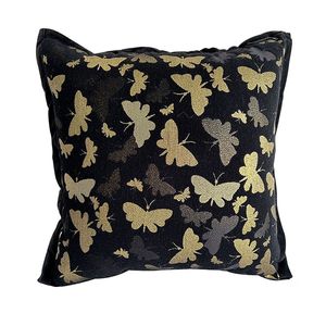<b>Vintage</b> 45cm Butterfly Throw Pillow Cover Floral Monarch Cushion Case for <b>Sofa</b> <b>Bed</b> for Living Room Home Decor - Product Image 3